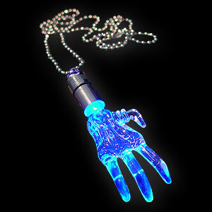 042-328 Powerlight Halskette Hand blau
